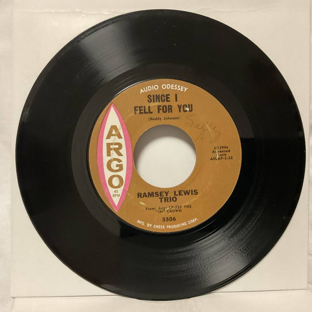 【EP 7インチ】Ramsey Lewis Trio 50s60s 視聴 R&R R&B Rockabilly Doo-wop Invasion Jazz Blues Country Soul pop拍卖