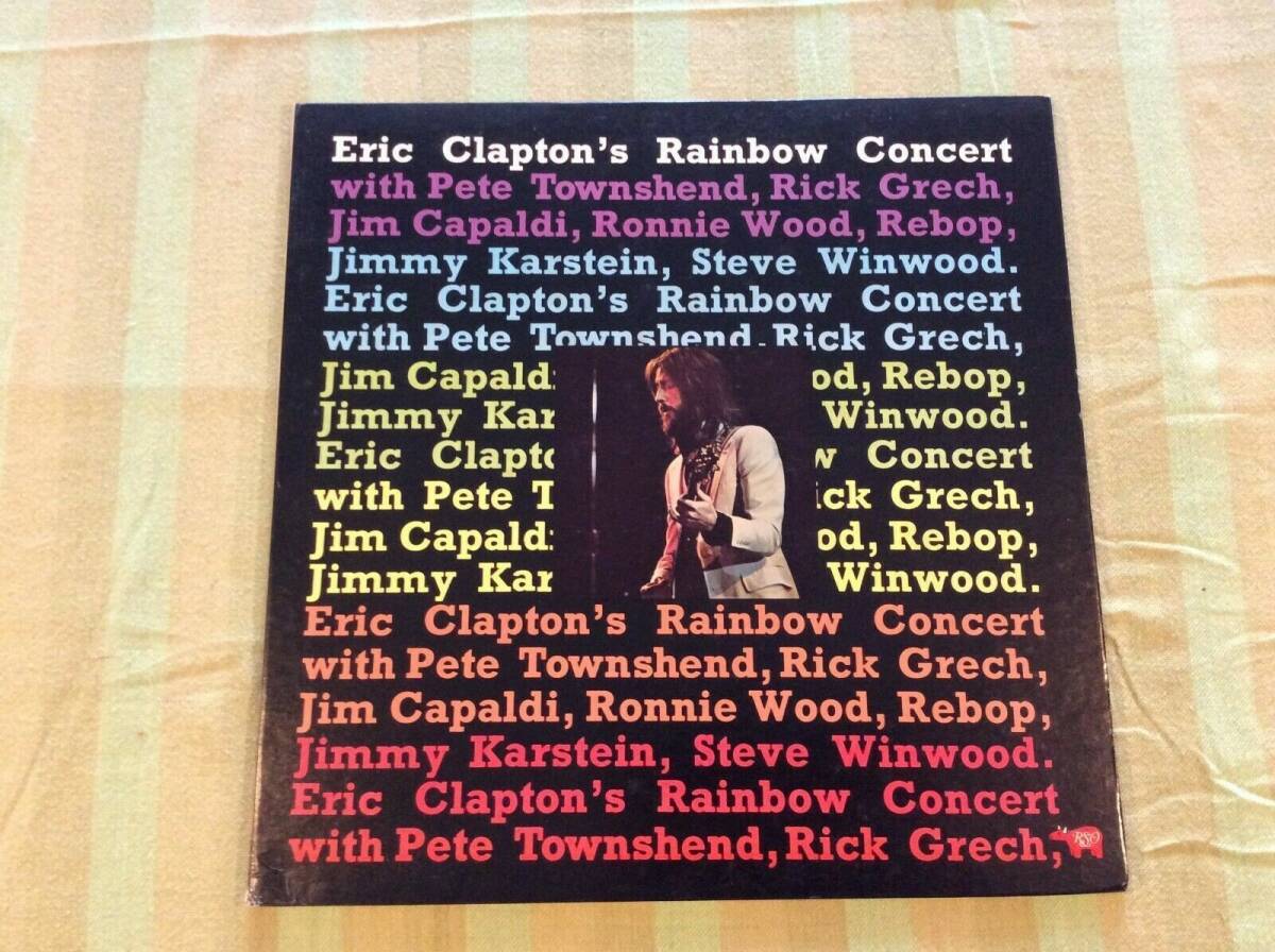 【LP】Eric Clapton 『Rainbow Concert』エリック・クラプトン『レインボー・コンサート』1973 SO 877 状態:美品拍卖