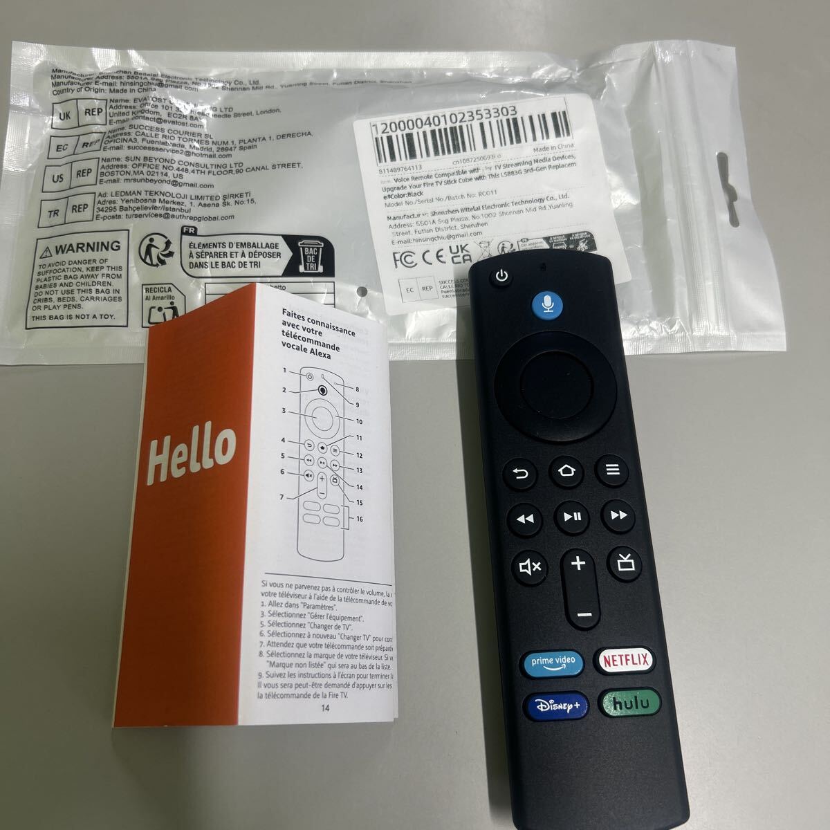 アマゾンファイヤースティック? リモコン 個人輸入品 開封未使用品 動作未確認ジャンク拍卖