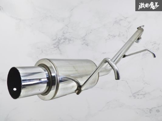 【程度良好品!!】社外 ステンレス マフラー MF21S MRワゴン K6A ターボ 4WD リアピース 出口 砲弾 即納 棚4B拍卖