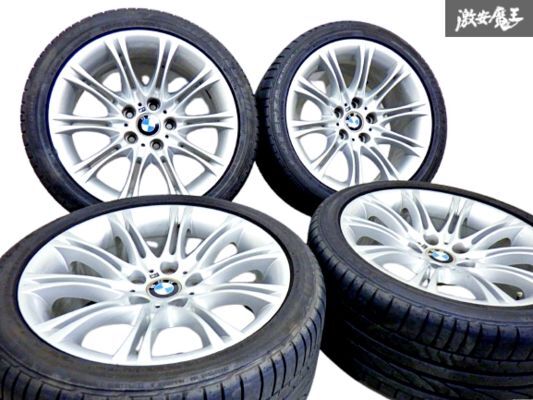 BMW 純正 E60 5シリーズ Mスポーツ 18インチ 8J +20 PCD 120 5H 5穴 ホイール タイヤ 1台分 4本 245/40R18 棚39C拍卖