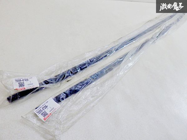 【希少!生産終了未使用品】ダイハツ 純正 L502S ミラ ルーフドリップモール 左右セット 75556-87209 75555-87209 即納 棚13B拍卖