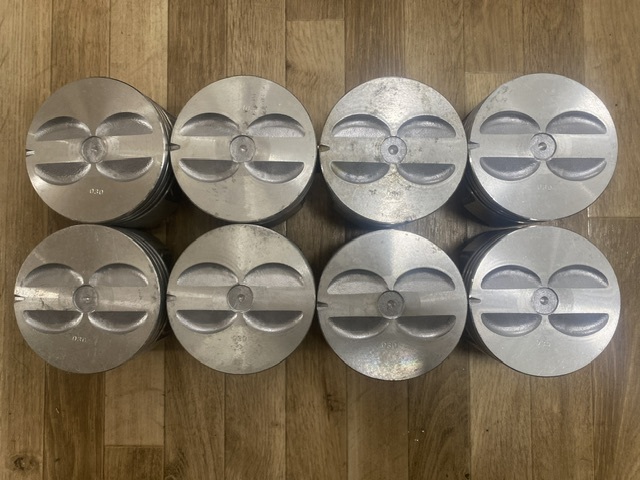 2 シボレー 350 オーバーサイズピストン 未使用ですが傷あり 5.7 V8 コルベット カマロ C1500 K1500拍卖