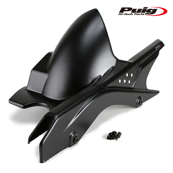 Puig 8558C REAR-FENDER 【CARBON PRINT】 YAMAHA YZF-R3 (15-24) YZF-R25 (15-24) MT-03 (16-25) MT-25 (16-25) プーチ リアフェンダー拍卖