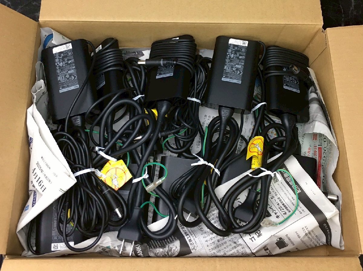 1円~ ■DELL 純正 ACアダプタ 65W 19.5V-3.34A LA65NM191 10本 約2.6kg まとめ売り 現状品 (通電可)拍卖