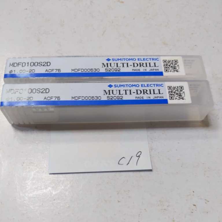 〇 c19 住友電工 超硬ドリル フラットマルチドリル Φ1.00-2D 1.0 拍卖