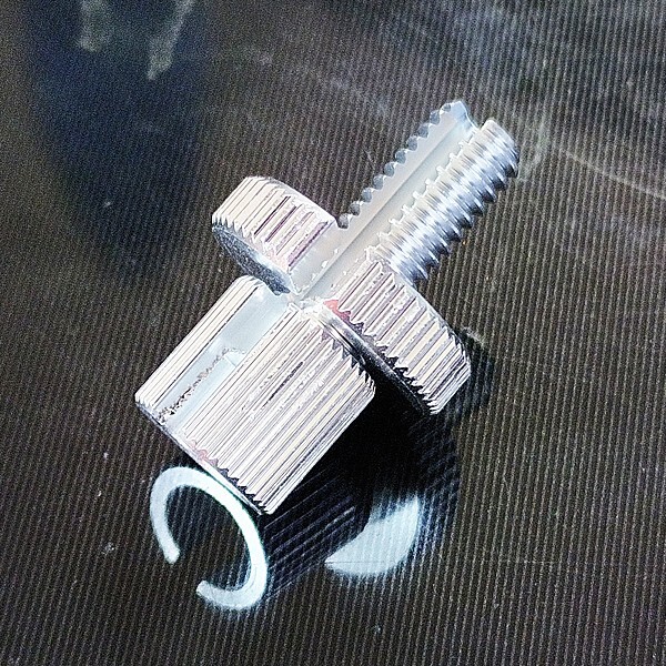 ニンジャ250 Ninja250 Ninja400/R ZXR250 ZXR400 ZXR1000 ZXR1200 汎用 アルミ クラッチアジャスター クラッチ/レバー/ワイヤー M8 銀拍卖