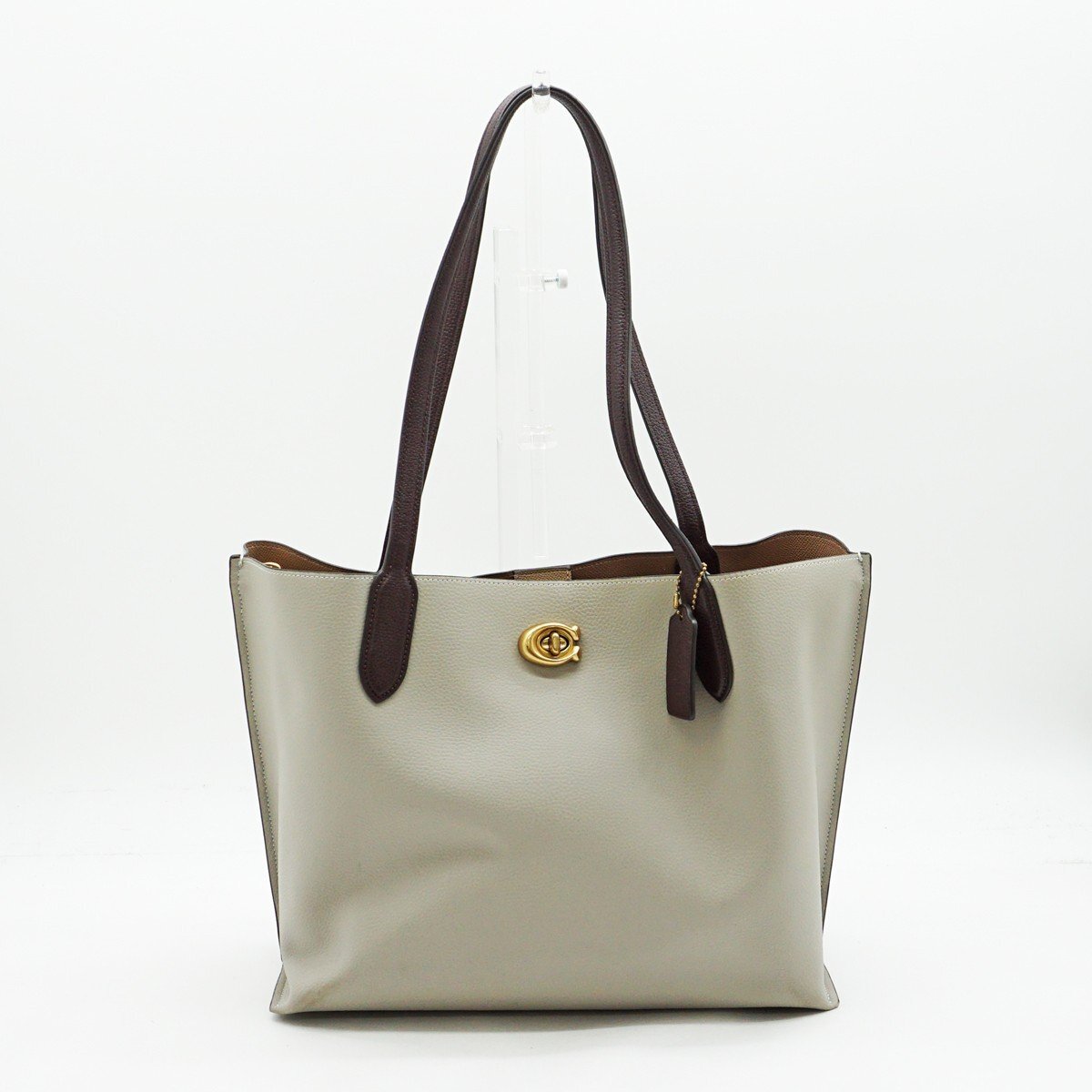 ◇【COACH コーチ】ウィロウ トートバッグ C0692拍卖