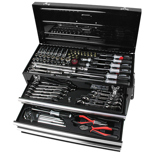 沖縄・離島配送不可 新品 133点組 SK11 整備工具セット ブラック SST-16133BK拍卖