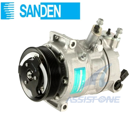 SANDEN製 VW ザ・ビートル 16C / イオス 1F / ゴルフ5 1K / ゴルフ6 5K / ゴルフ7 5G / パサート 3C / エアコンコンプレッサー 5K0820803K拍卖