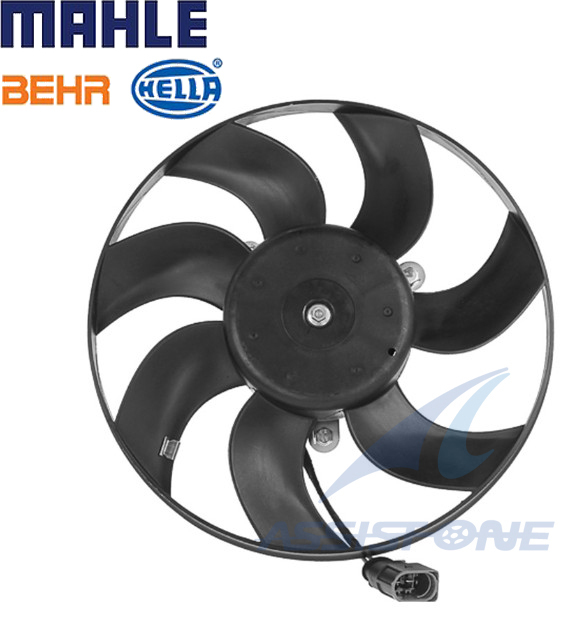 MAHLE BEHR製 VW ジェッタ 1K パサート 3C シロッコ 13 ティグアン 5N トゥーラン 1T ラジエター電動ファン ラジエーター 1KM959455E拍卖