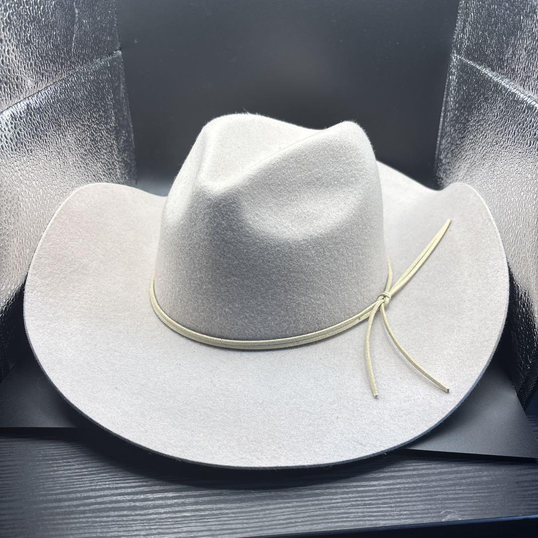 AZUL by moussy ホワイトウールハット FREE 56センチ拍卖