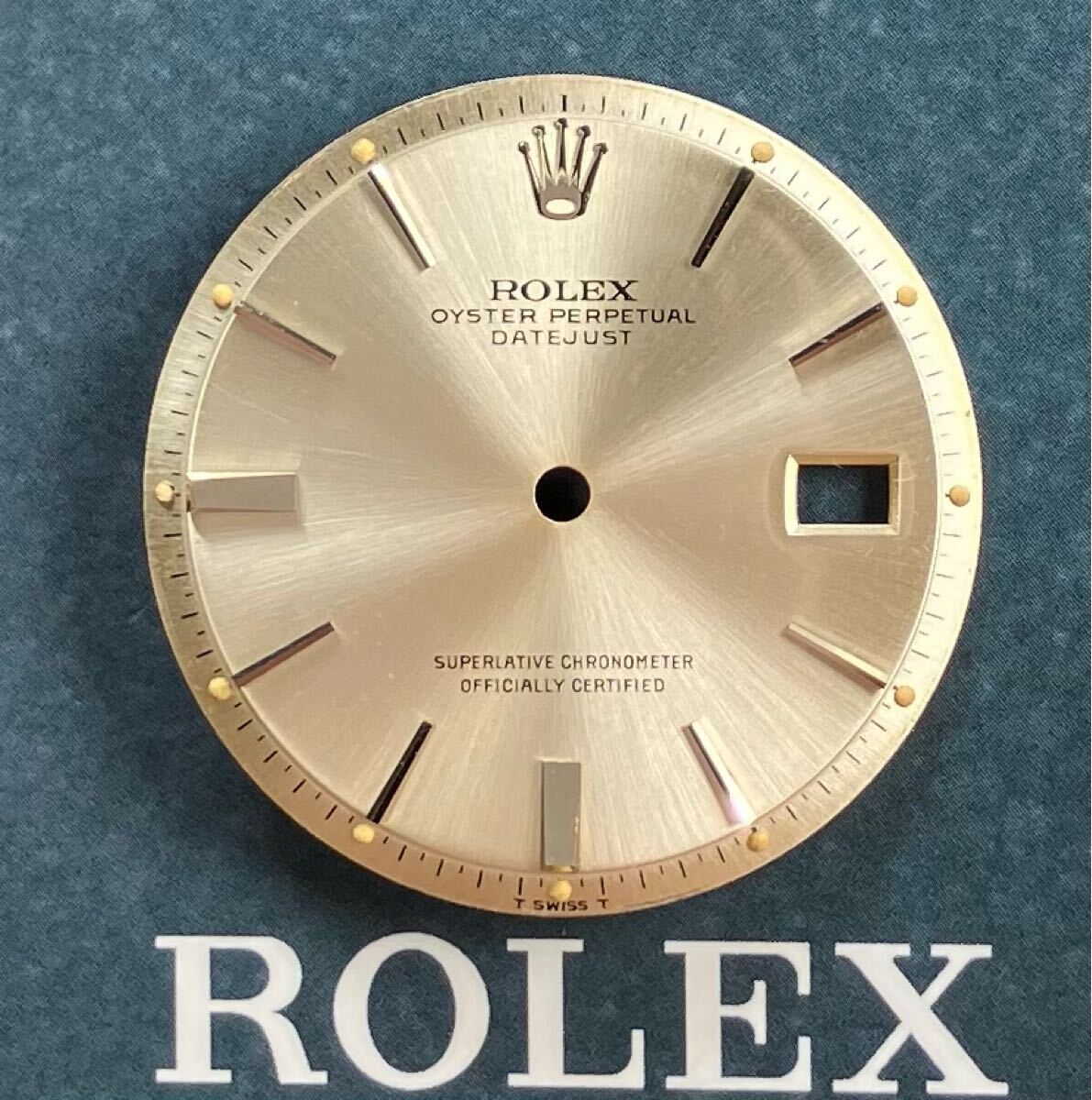純正品 シルバー 文字盤 ロレックス デイトジャスト 1600 1601 1603 銀色 ROLEX DATEJUST dial silver gold メンズ 1570 men's ダイヤル拍卖