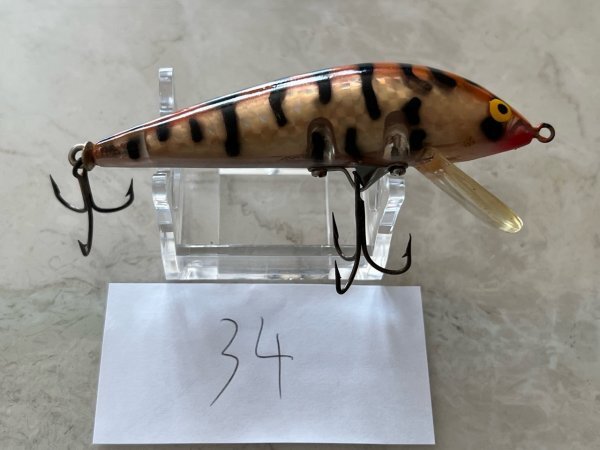 ヘドン タイガー 良品 ブラックバス ルアー ハードルアー ハードベイト レトロ オールド SAKA34拍卖