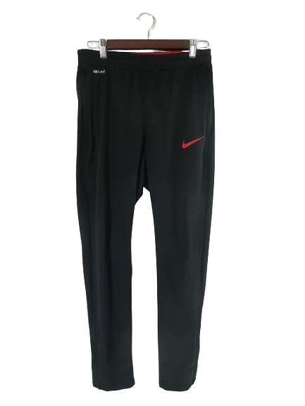 ナイキ NIKE ジャージ トラックス 刺繍 ロゴ パンツ 無地 サイズM 黒 国内正規 QQQ メンズ拍卖