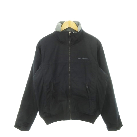 コロンビア Columbia ジャケット ブルゾン 中綿 ジップアップ スタンドカラー 裏フリース アウトドア M 黒 ブラック 221 PM3754 /AH7拍卖