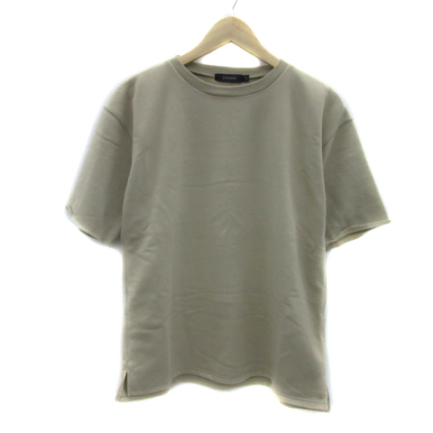 レイジブルー RAGEBLUE Tシャツ カットソー 半袖 ラウンドネック 無地 S ライトカーキ /YS12 メンズ拍卖