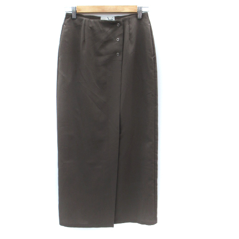 シップス SHIPS wai ナロースカート タイトスカート マキシ丈 ロング丈 M グレージュ /SM26 レディース拍卖