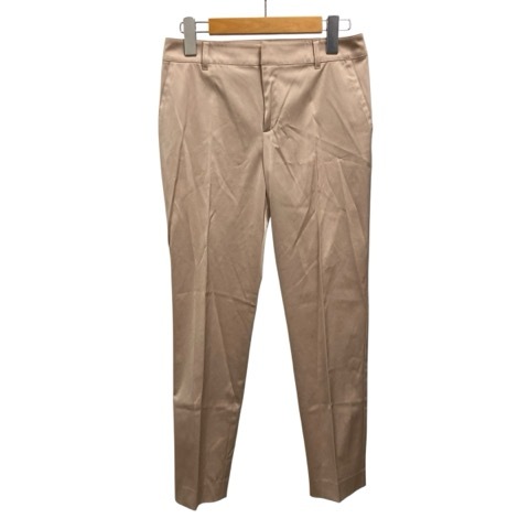 ボールジー BALLSEY トゥモローランド スラックス ボトムス 長ズボン 無地 M ベージュ レディース拍卖