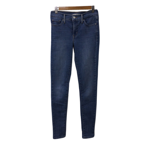 リーバイス Levi's パンツ デニム ジーンズ スキニー ロング ジップフライ W25 L30 青 ブルー レディース拍卖