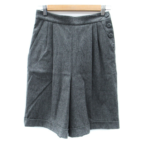 ヴァネッサブリューノ Vanessa bruno ショートパンツ 短パン ウール 38 M グレー /SM16 レディース拍卖
