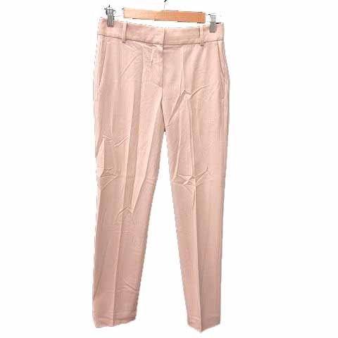 セオリー Theory スラックスパンツ ウール 00 XS ピンクベージュ /YK レディース拍卖