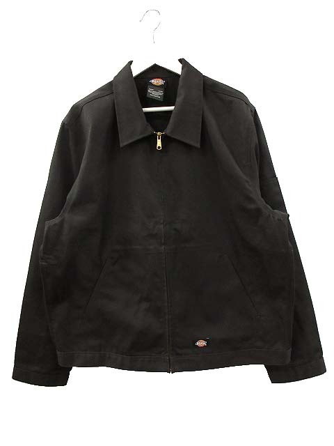 ディッキーズ Dickies アイゼンハワー ツイル ジャケット ワークジャケット 黒 ブラック XL R メンズ拍卖