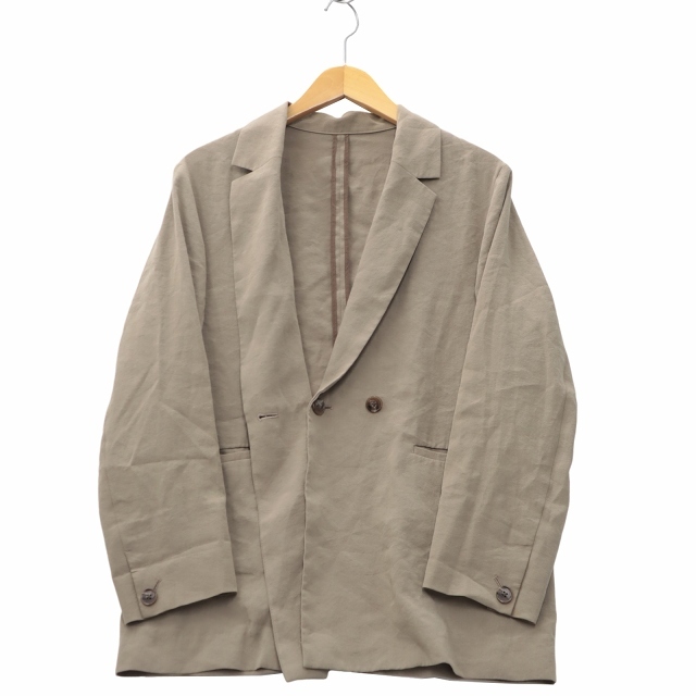 B&Y ユナイテッドアローズ BEAUTY&YOUTH ビューティー&ユース ツイル ダブルジャケット テーラードジャケット S BEIGE ベージュ 1622-126-0拍卖