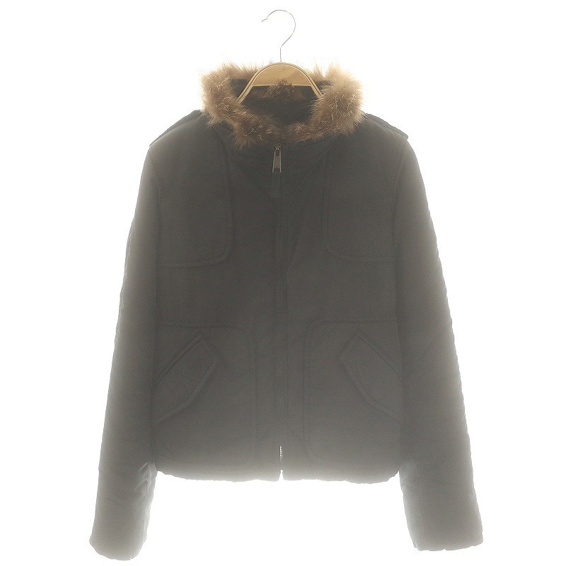 ジルスチュアート JILL STUART 中綿ジャケット ブルゾン S ブラック /ES ■OS ■FR レディース拍卖