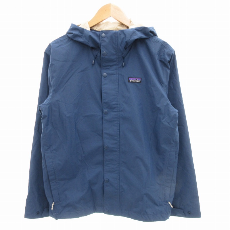 未使用品 パタゴニア Patagonia タグ付き 23AW 26545 グレイシャー ジャクソン レイン ジャケット パーカー ジップアップ S 青拍卖