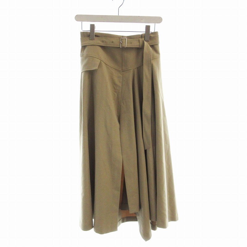 リリーブラウン Lily Brown アシメドレープスカショーパン キュロット ロング F ベージュ LWFP241073 /EE レディース拍卖