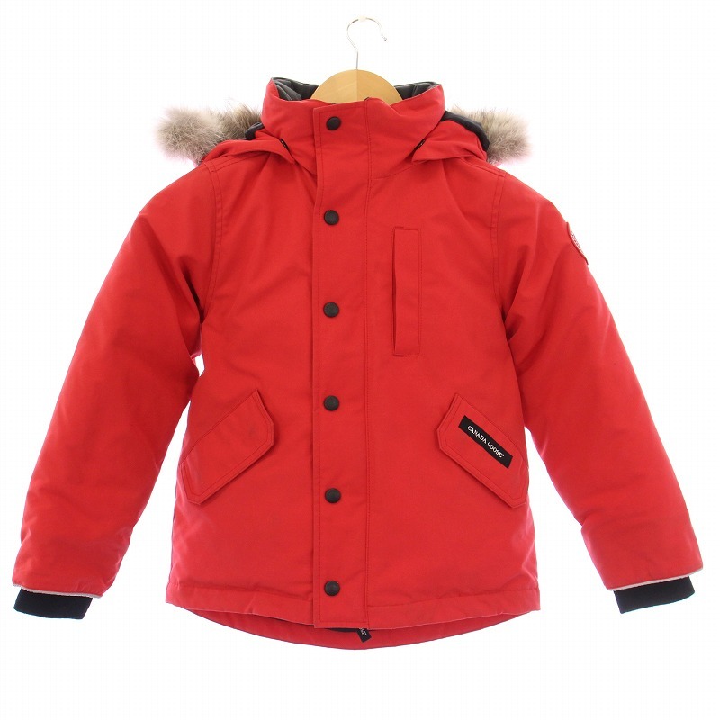 カナダグース CANADA GOOSE LOGAN PARKA ローガンパーカー ダウンジャケット アウター ショート丈 コヨーテファー ロゴ XS 赤拍卖