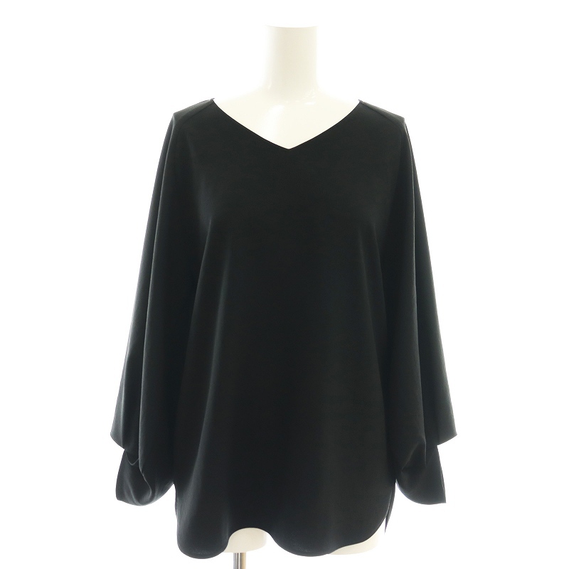 ロートレアモン LAUTREAMONT プルオーバ―ブラウス 38 黒 ブラック /SS ■OS レディース拍卖
