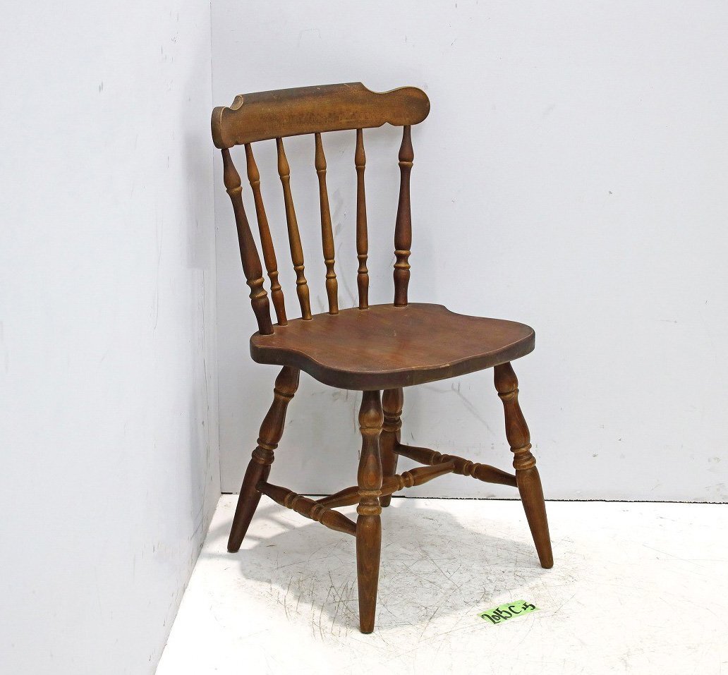 2015C25 キツツキマーク 椅子 木製 ウィンザーチェア イス いす ダイニングチェアー アンティーク 昭和レトロ ビンテージ ヴィンテージ拍卖