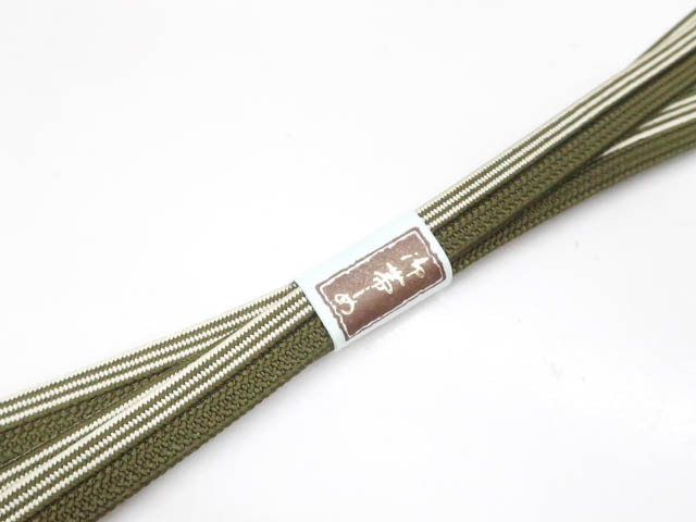 《古美術京松》リサイクル着物 未使用品 和装小物 帯締め 帯締 平組 撚り房 sok7w06-49拍卖