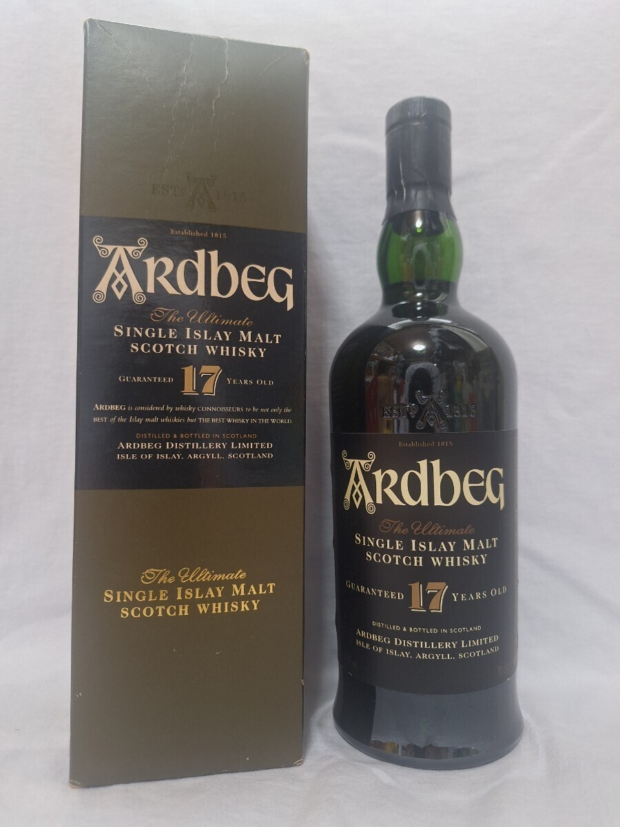 ◇希少◇ARDBEG◇ア-ドベック 17年◇旧ボトル1998ー2004 流通品 シングルモルト アイラウイスキー拍卖