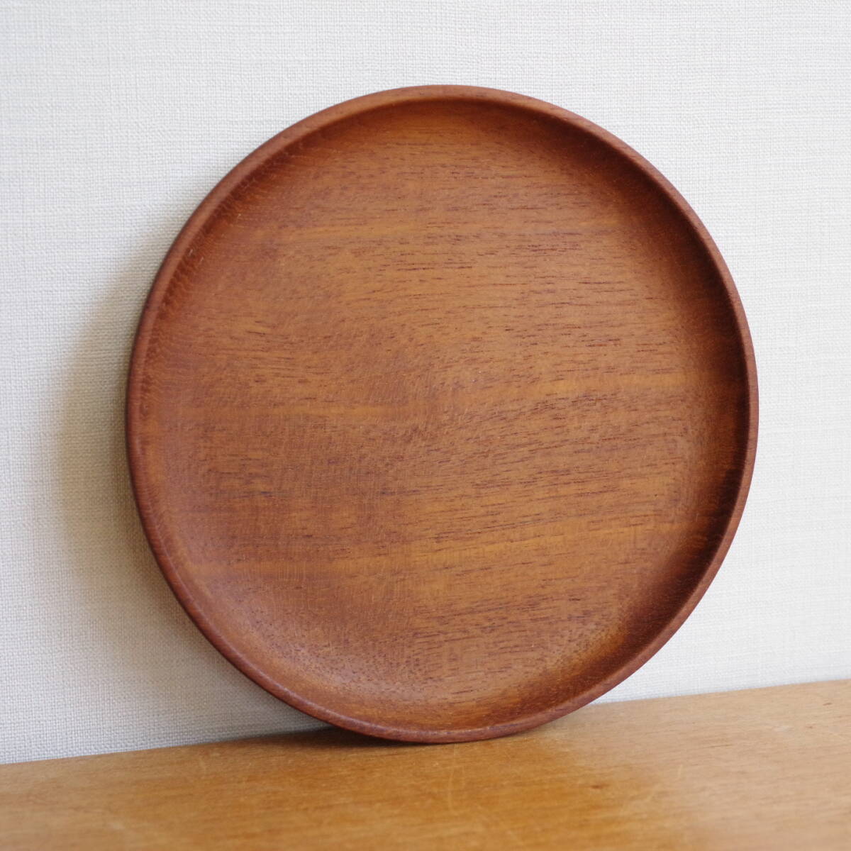 【ビンテージ】 デンマーク製 チーク プレート 木製 無垢材 トレイ TEAK トレー 小物入れ拍卖