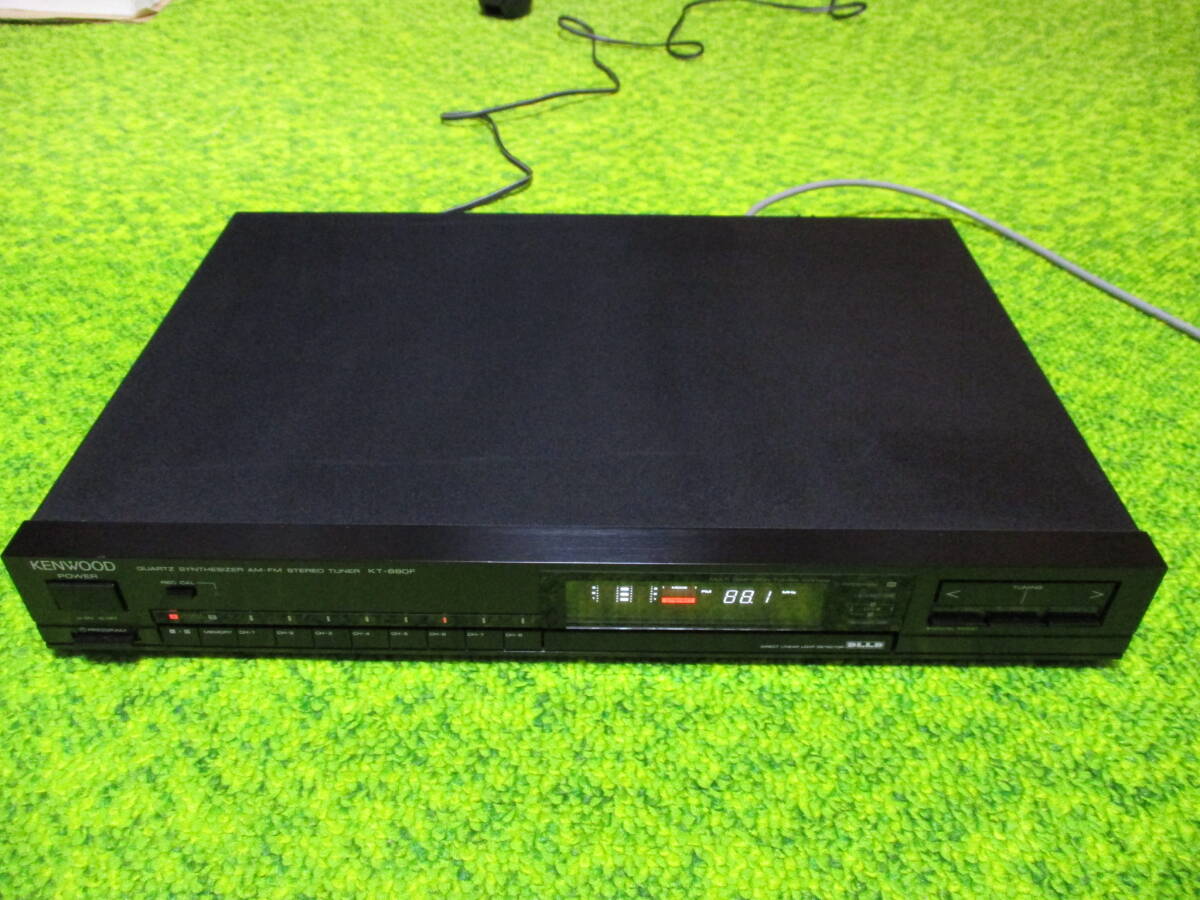 KENWOOD ケンウッド FM/AMチューナー KT-880F 整備済みも難あり907拍卖