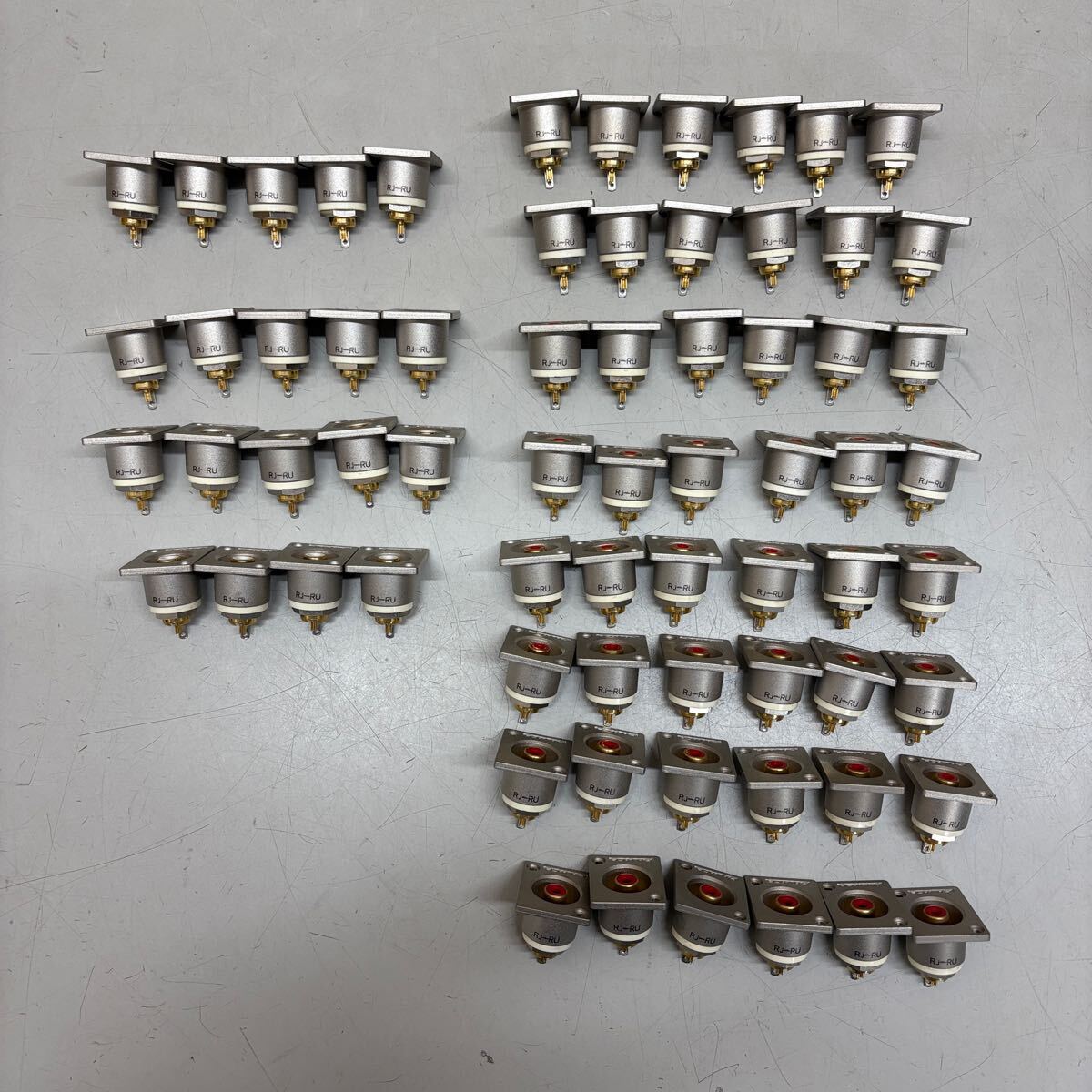 CANARE カナレ RJ-RU RCA ピンリセプタクル 赤 白 大量 まとめて 動作未確認拍卖