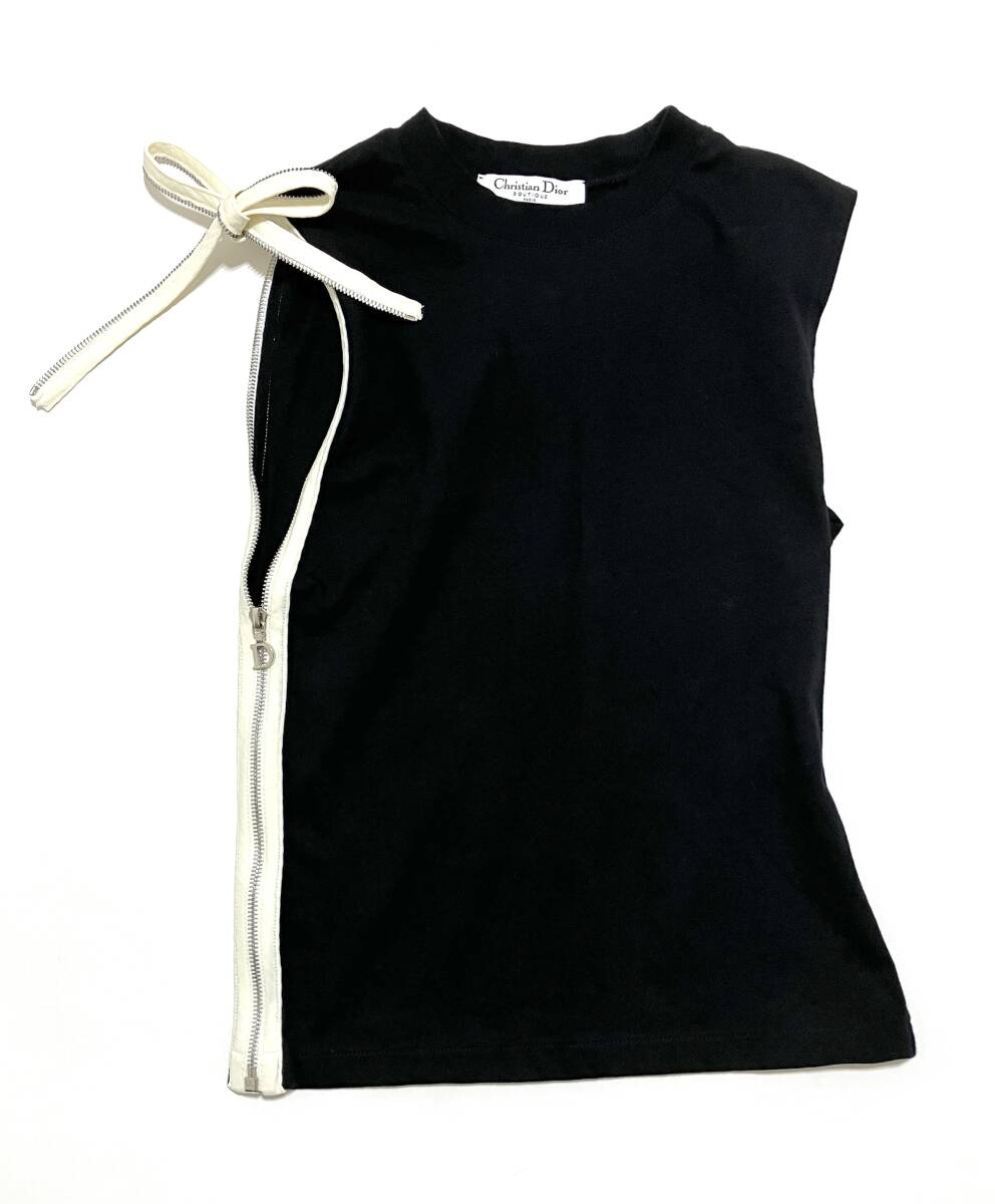 CHRISTIAN DIOR BY JOHN GALLIANO 2001 Zip Top ディオール ジップ リボン トップ F40拍卖