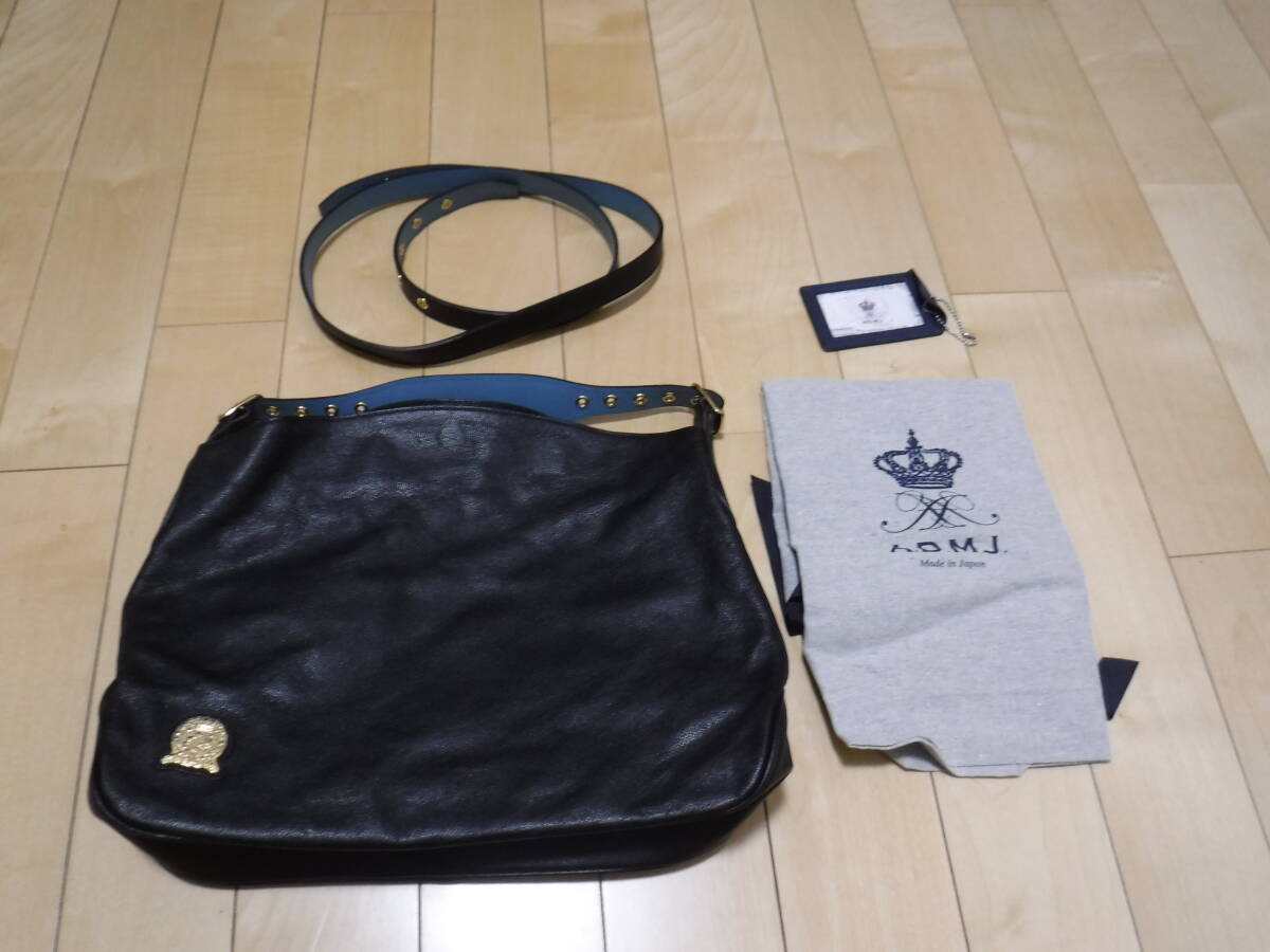 新品 A.D.M.J レザー 2WAYバッグ ショルダーバッグ ハンドバッグ拍卖