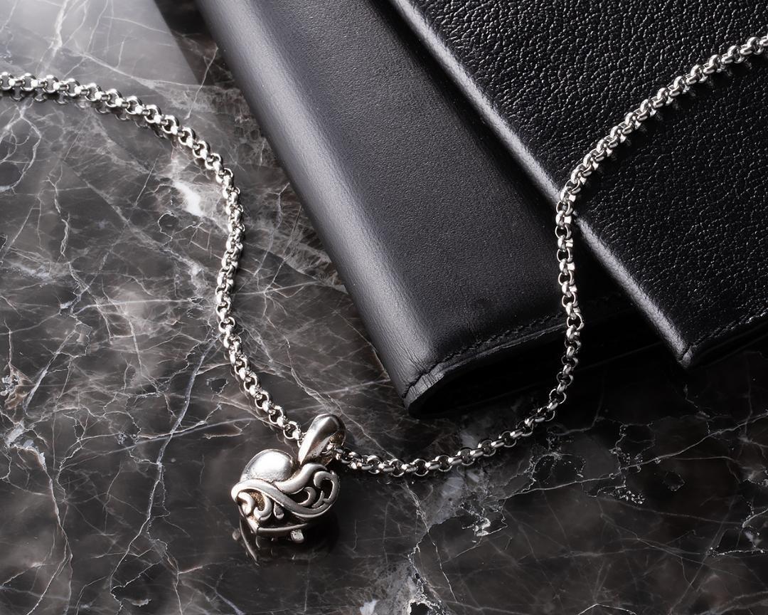 即発送 シルバー925 ハート トライバル ネックレス 059拍卖