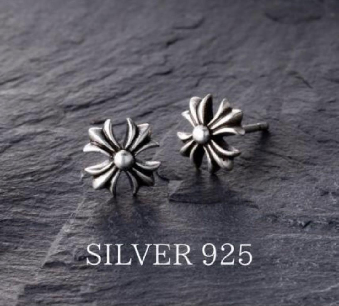 新品 シルバー925 ピアス クロス 十字架 キャッチ付 両耳 匿名配送 001拍卖