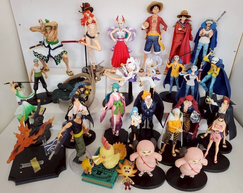 SE4184-0723-52 【ジャンク・現状品】 ONE PIECE ワンピース フィギュアのみ まとめ ルフィ/ナミ/ゾロ/サンジ/チョッパー/ロー/ヤマト/他拍卖