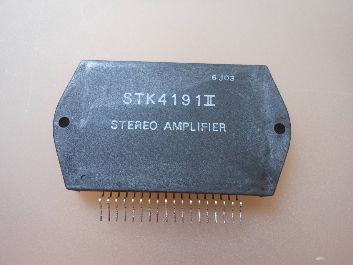新品未使用 50W×2 ハイブリッド パワーアンプ STK4191-Ⅱ拍卖