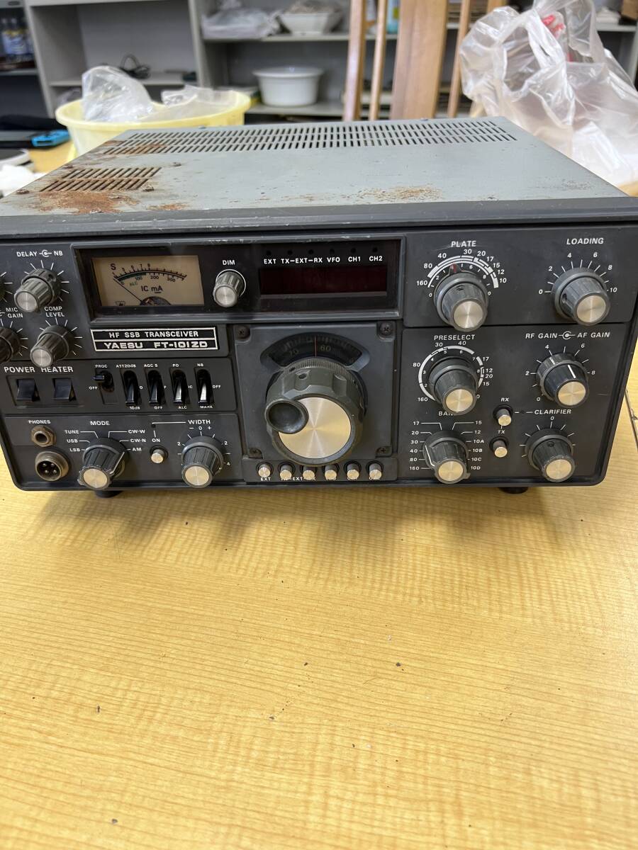 現状品 ヤエス 無線機 FT-101ZD HF SSB TRANSCEIVER アマチュア無線 拍卖