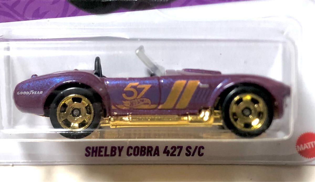 日本未発売 1966 AC Shelby Cobra 427 Semi Competition シェルビー コブラ Larry Wood ラリーウッド 2025 HW 57th Purple And Chromes拍卖