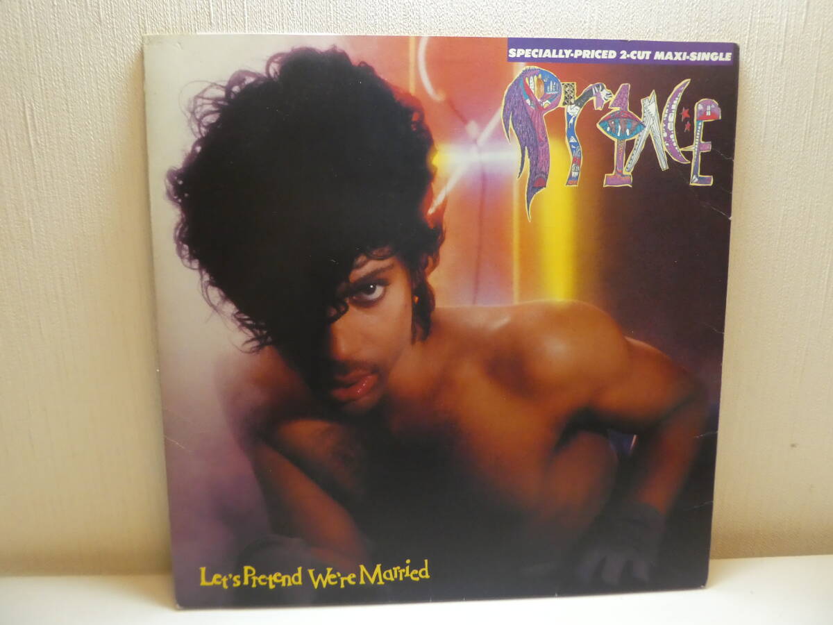 即決!Canada カナダ盤Original12インチシングル!Prince プリンス / Let's Pretend We're Married B面アルバム未収録拍卖