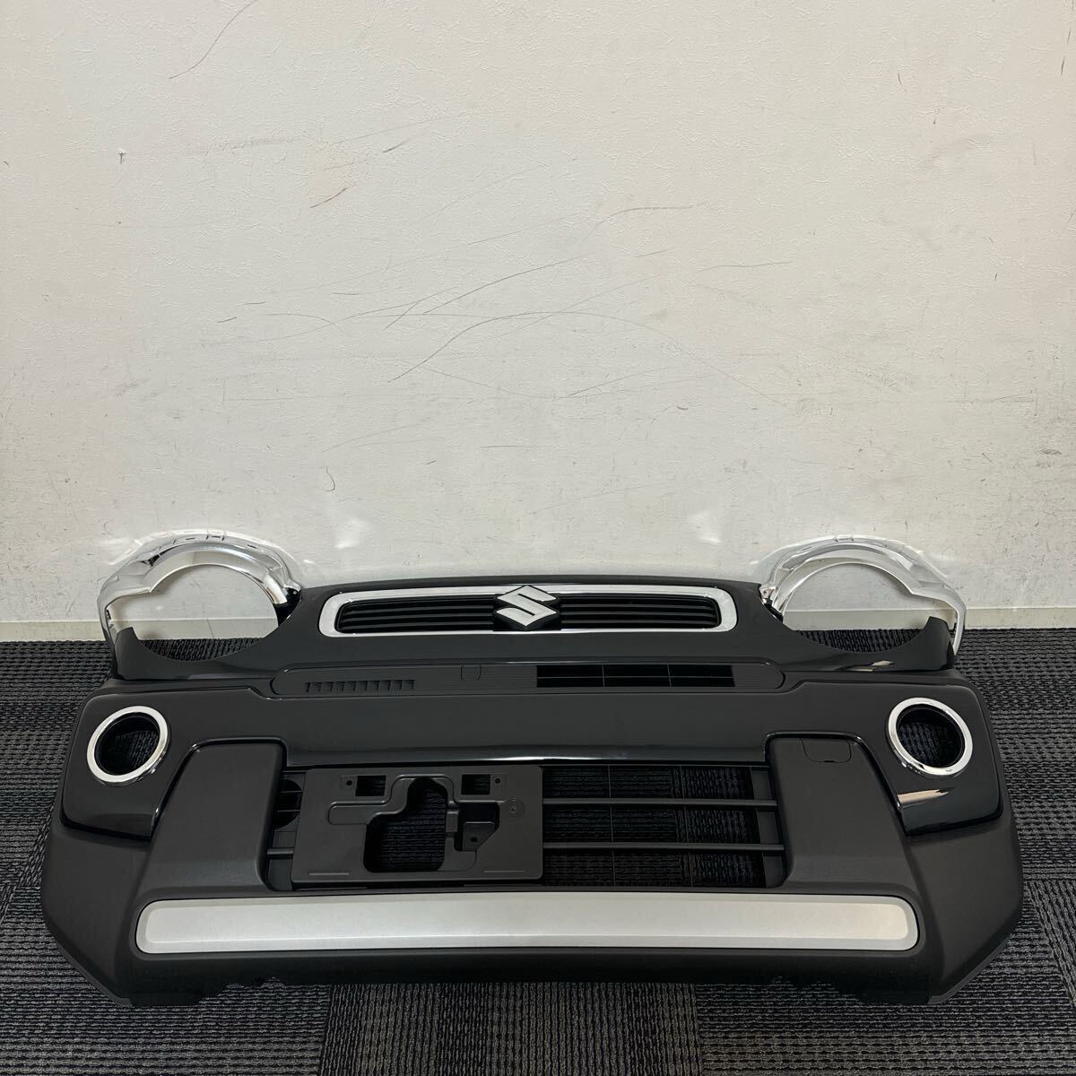 新車外し 超美品 スズキ MR92S MR52S ハスラー 純正 フロントバンパー グリル フォグカバー 71711-59S0 YJ3 ブルーイッシュブラックパール拍卖