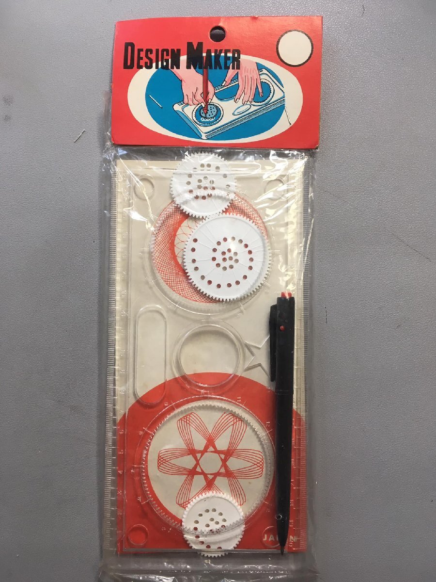 「スピログラフ DESIGN MAKER」 ※50年程昔の未開封品です。拍卖